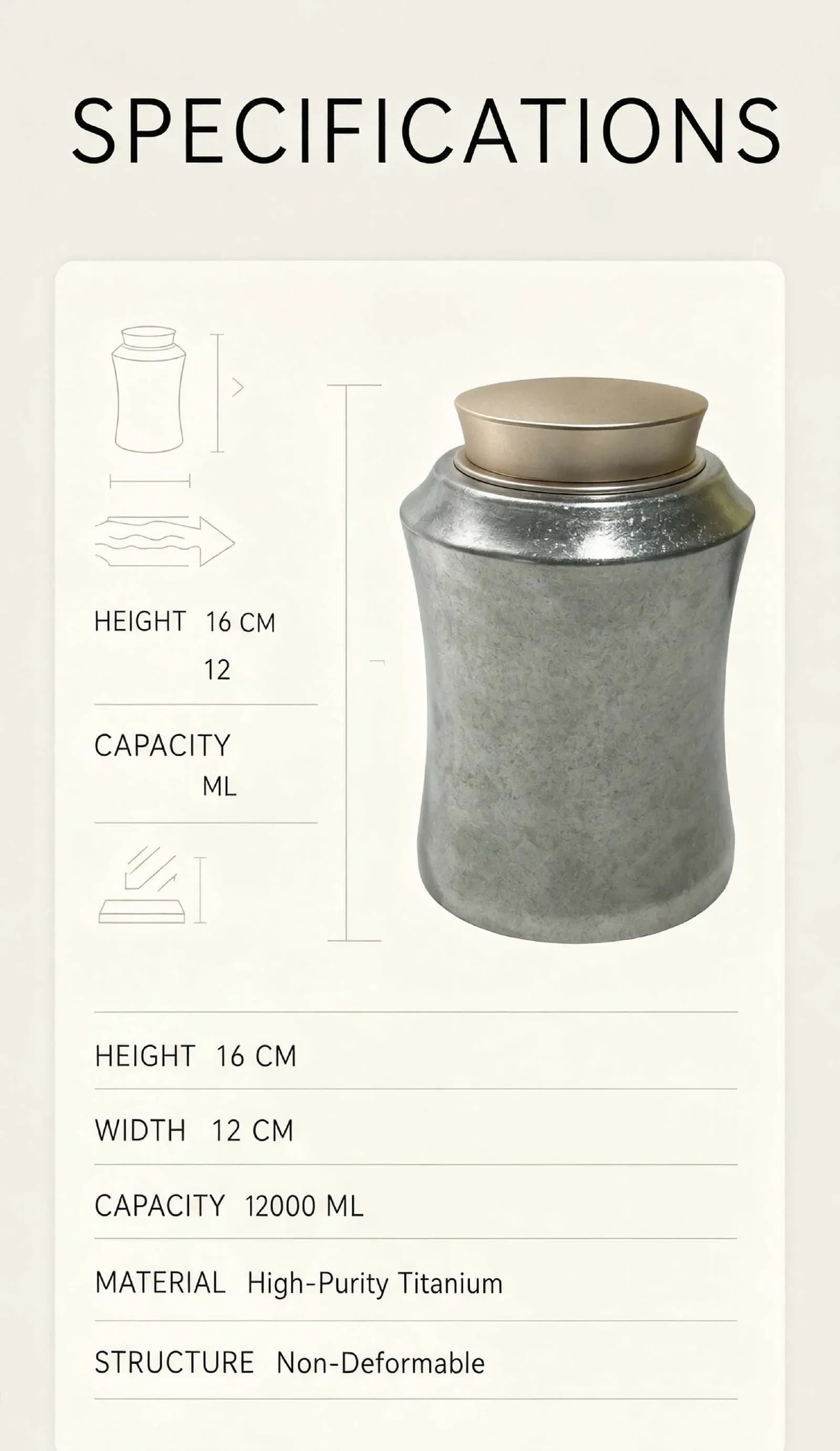 Pet Urn · Model B